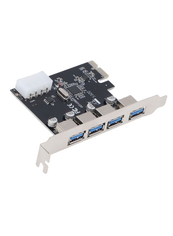 USB 3.0 PCI Express Expansion Card Support for Windows 2000 System 5Gbps 4 Ports Ultra High Speed for Desktop PC - Image 2