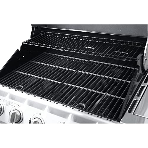 JCLMER Grill Grates for Nexgrill Home Depot 720-0830H 720-0783E 720-0670C, 17 Inch Cast Iron Replacement Parts for Nexgrill 720-0888 720-0888N Charbroil 463241113 463446015 720-0670D, Master Forge 1010037 - Image 5