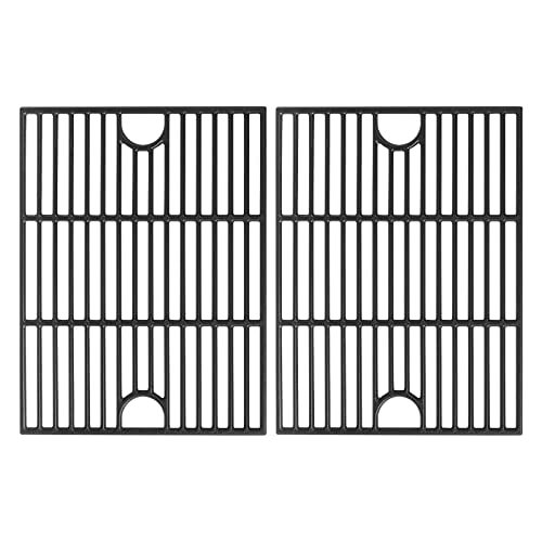 JCLMER Grill Grates for Nexgrill Home Depot 720-0830H 720-0783E 720-0670C, 17 Inch Cast Iron Replacement Parts for Nexgrill 720-0888 720-0888N Charbroil 463241113 463446015 720-0670D, Master Forge 1010037 - Image 1