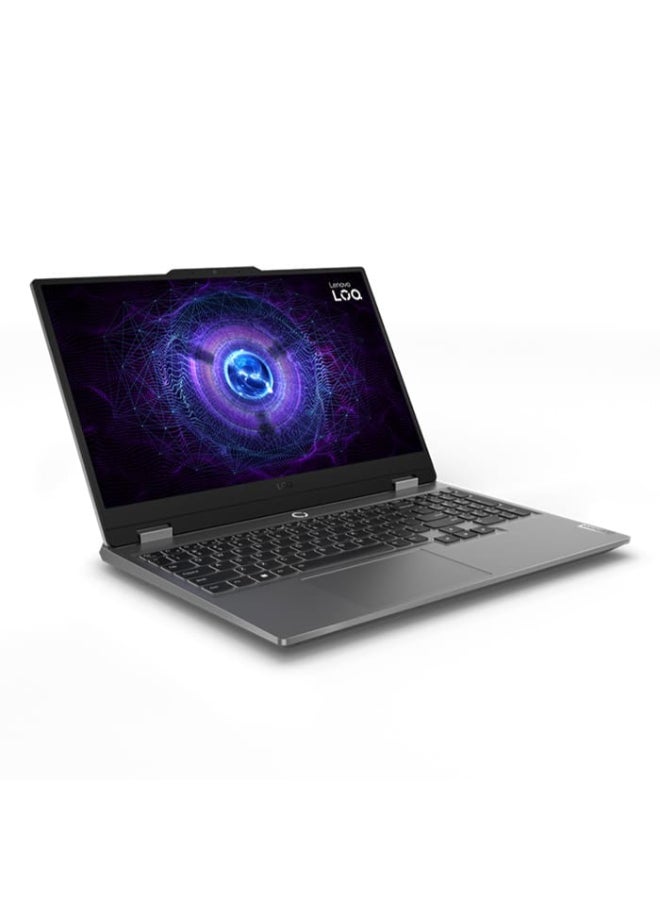 Lenovo LOQ 15IRX9 Laptop With 15.6-inch Full HD(1920x1080) 144Hz Display, Intel Core i7-13650HX Processor/16GB RAM DDR5/512GB SSD/DOS(Without Windows)/6GB NVIDIA GeForce RTX 3050 Graphics/ English/Arabic Luna Grey - Image 2
