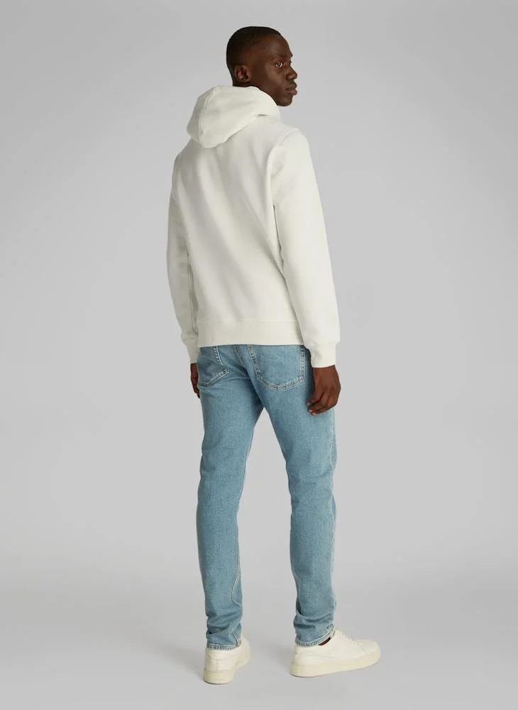 كالفن كلاين جينز Logo Print Drawstring  Hoodie