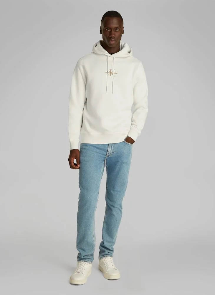 كالفن كلاين جينز Logo Print Drawstring  Hoodie