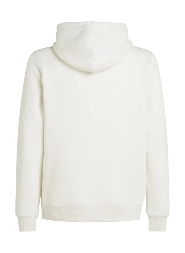 كالفن كلاين جينز Logo Print Drawstring  Hoodie