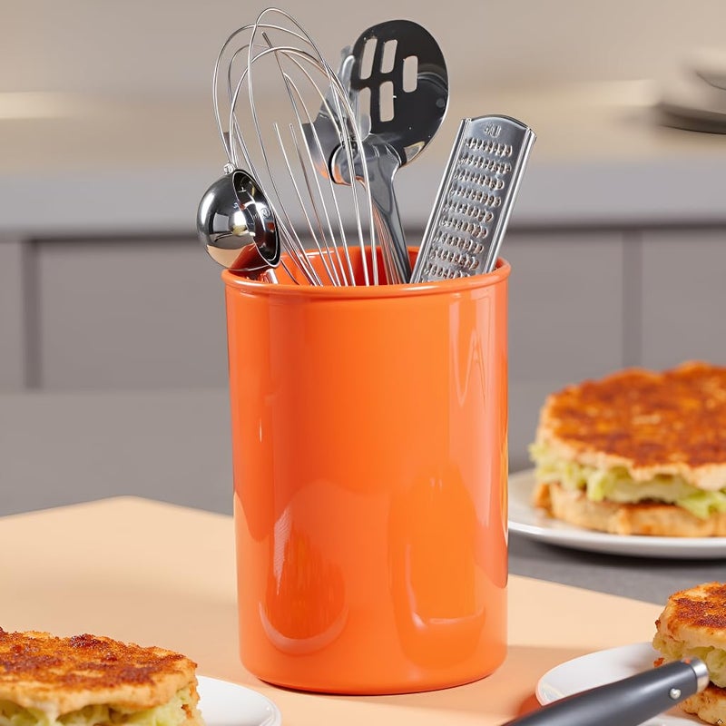 Reston Lloyd Calypso Basics by Reston Lloyd Plastic Utensil Holder, Orange - Image 5