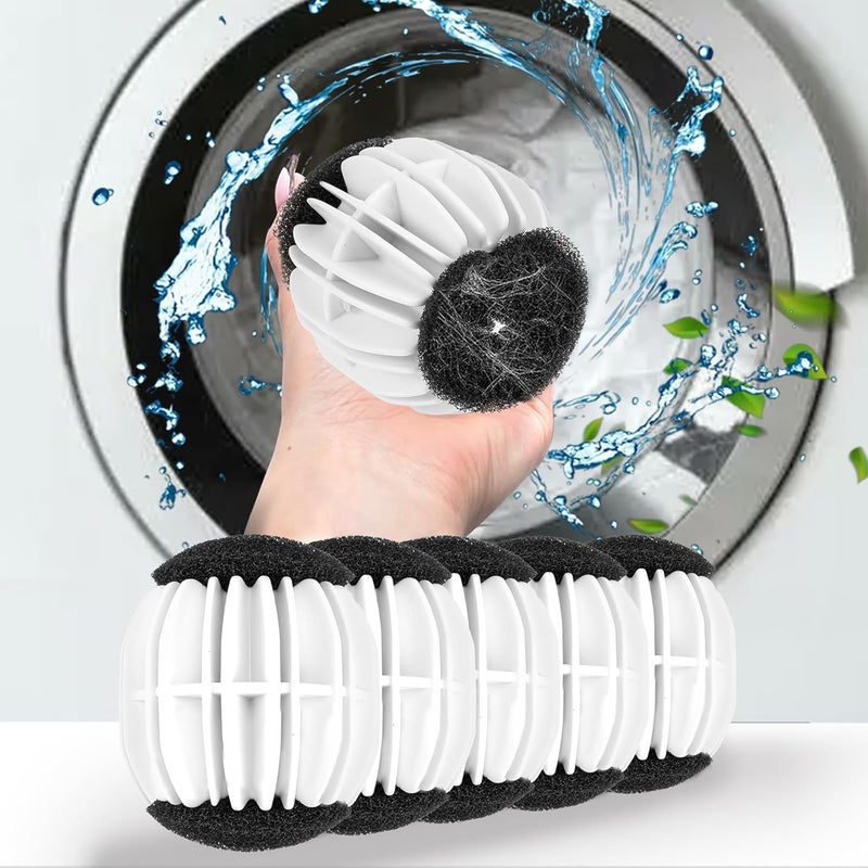 كاست ويف 6 عبوة من مزيل شعر الحيوانات الأليفة للغسيل، كرات غسيل قابلة لإعادة الاستخدام مضادة للتشابك مزودة بأجهزة لالتقاط الشعيرات، مزيل للشعيرات والوبر من الملابس، لأغطية الحيوانات الأليفة والبطانيات في الغسالة. - Image 1