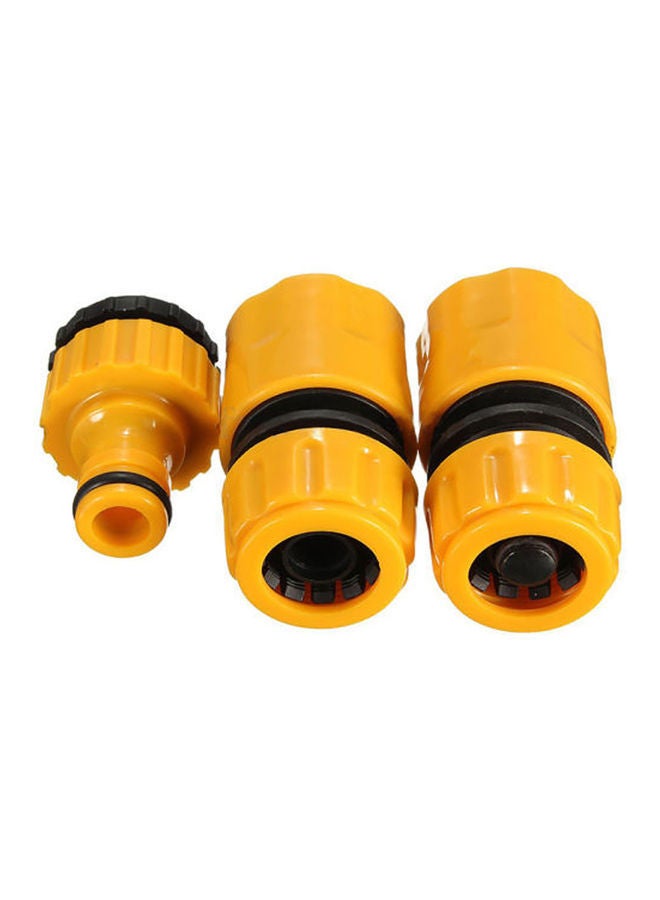 NIBEMINENT 3-Piece Stainless Steel Watering Can Plant Spray Bottle Mist Kettle Yellow  - Image 1