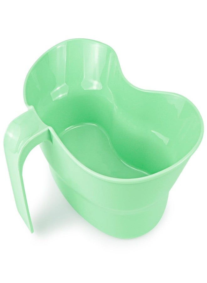 UPIQNG Emesis Basin,Vomit Basin Cup Plastic Mouthwash Cup with Hanging Handle Graduated Kidney Shaped Bowl Oral Care Accessories for Bedridden Patient - Image 1