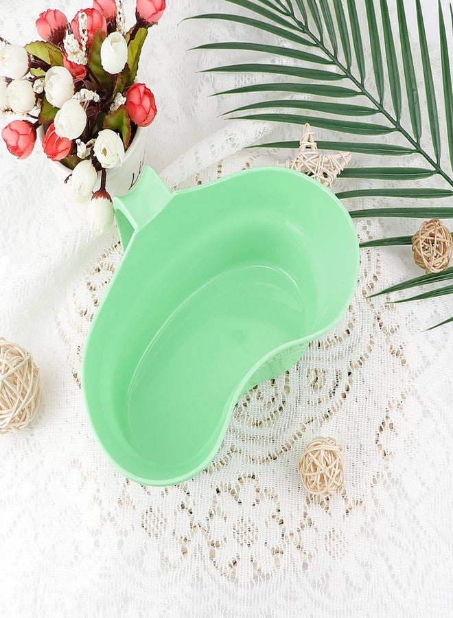 UPIQNG Emesis Basin,Vomit Basin Cup Plastic Mouthwash Cup with Hanging Handle Graduated Kidney Shaped Bowl Oral Care Accessories for Bedridden Patient - Image 4