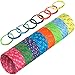 WILLBOND 216 Neon Friendship Bracelet Bulk Woman Paracord Bracelet Back to School Gift for Student Birthday Classroom Basket Stuffers Adjust Rope Goodie Bag Party FavorBright Colors - Image 3