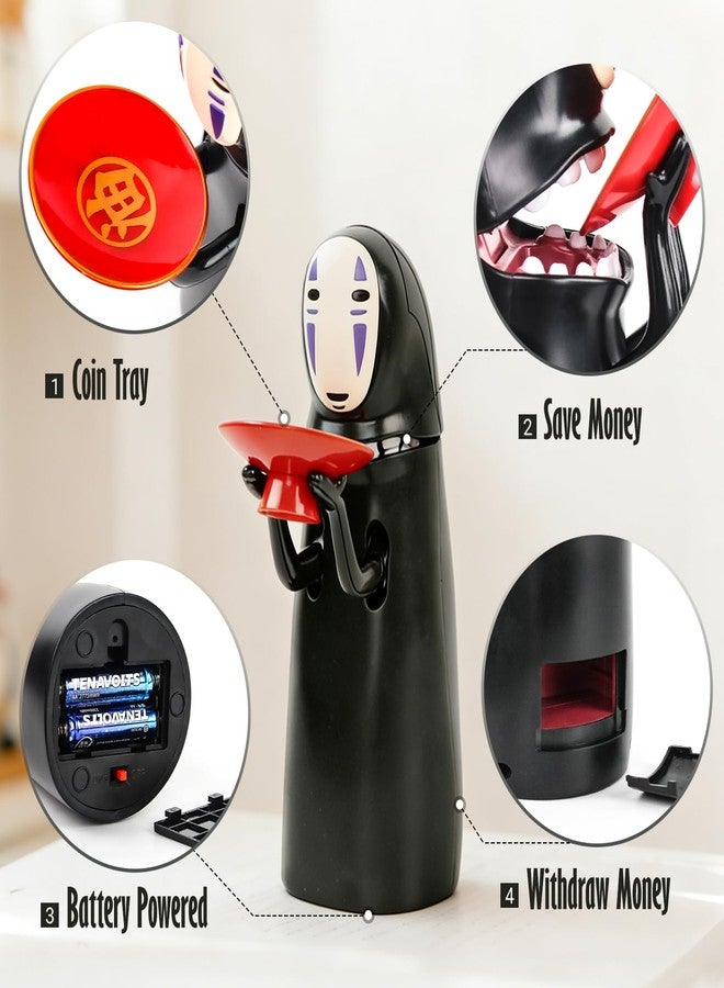 MLOHASING No Face Coin Bank - Personalized Piggy Bank for Adults Kids - Auto Eat Coin Saving Money Bank for Christmas Birthday Gift （Battery Not Included） - Image 3