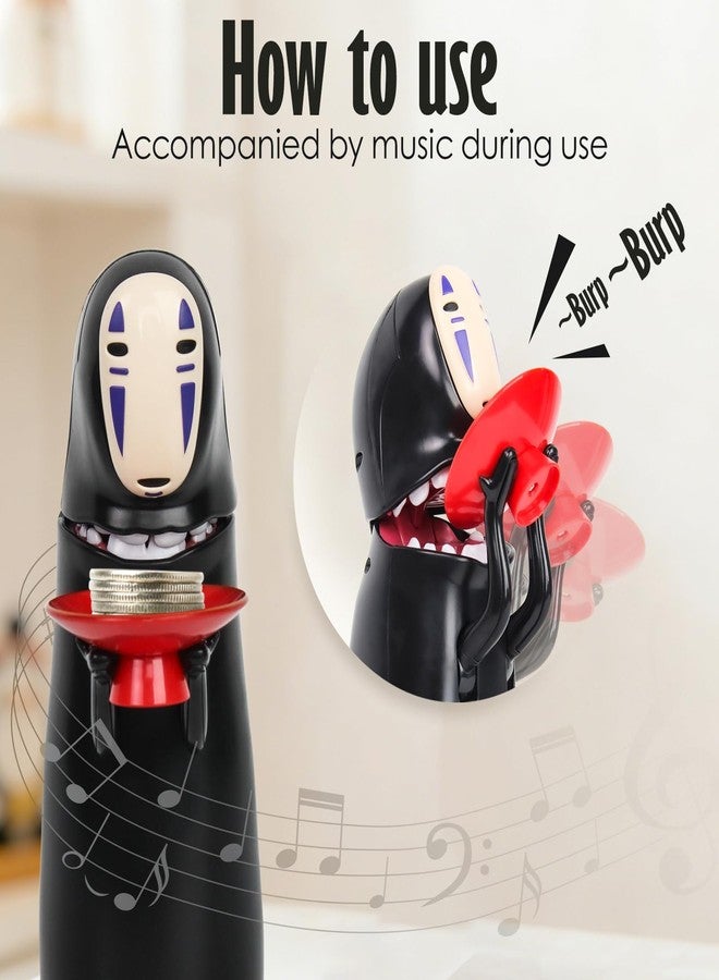 MLOHASING No Face Coin Bank - Personalized Piggy Bank for Adults Kids - Auto Eat Coin Saving Money Bank for Christmas Birthday Gift （Battery Not Included） - Image 4