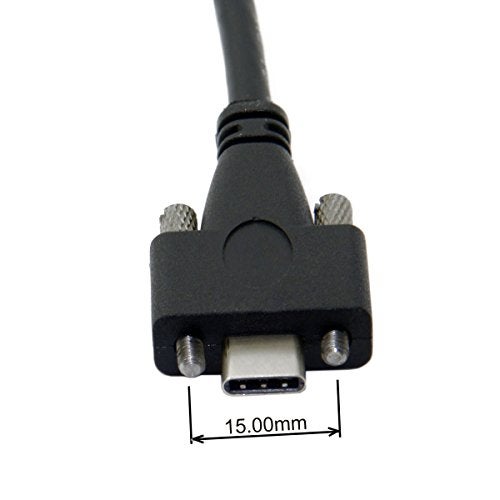 JSER USB 31 TypeC Dual Screw Locking to Standard USB30 Data Cable 12m Panel Mount Type for Industrial Camera - Image 3