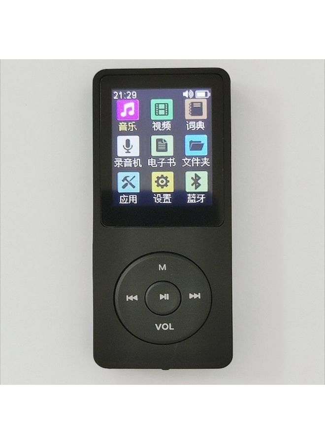 MP3 Player - Bluetooth MP3 Player for Students - 1.8 black button, 8gb - Portable Music Player, English Learning Dictionary, Walkman, Wireless Study, Mp4 Support, Exam Listening - Image 1