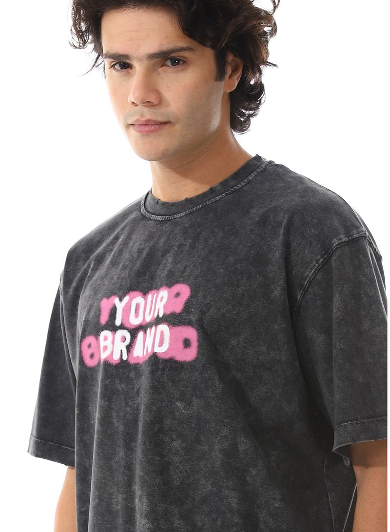 WHITE RABBIT Tye-Die Heather  Printed T-Shirt - Image 4