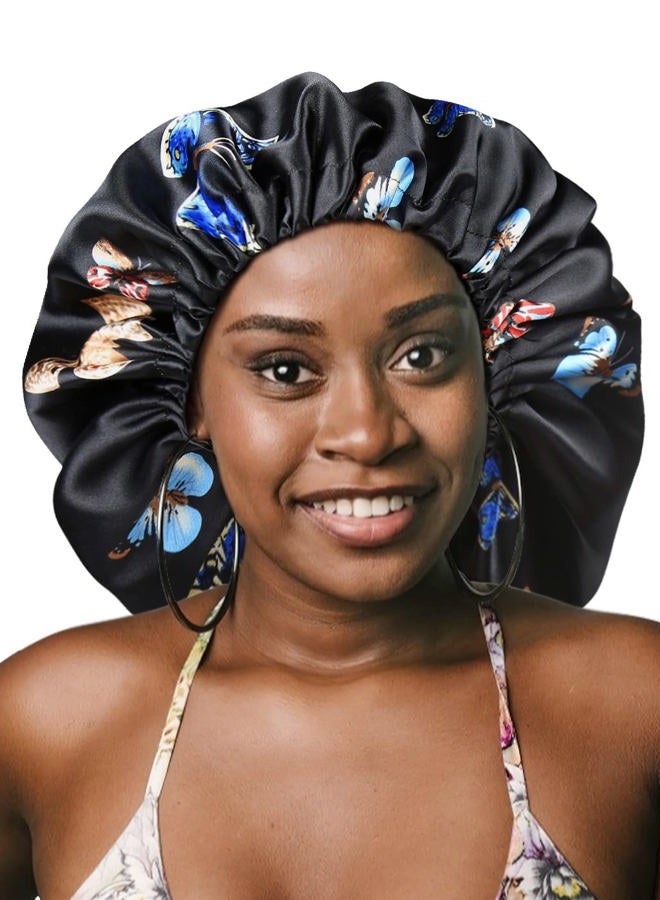 Winitas Large Satin Bonnet for Black Women Curly Hair Sleeping - Image 5