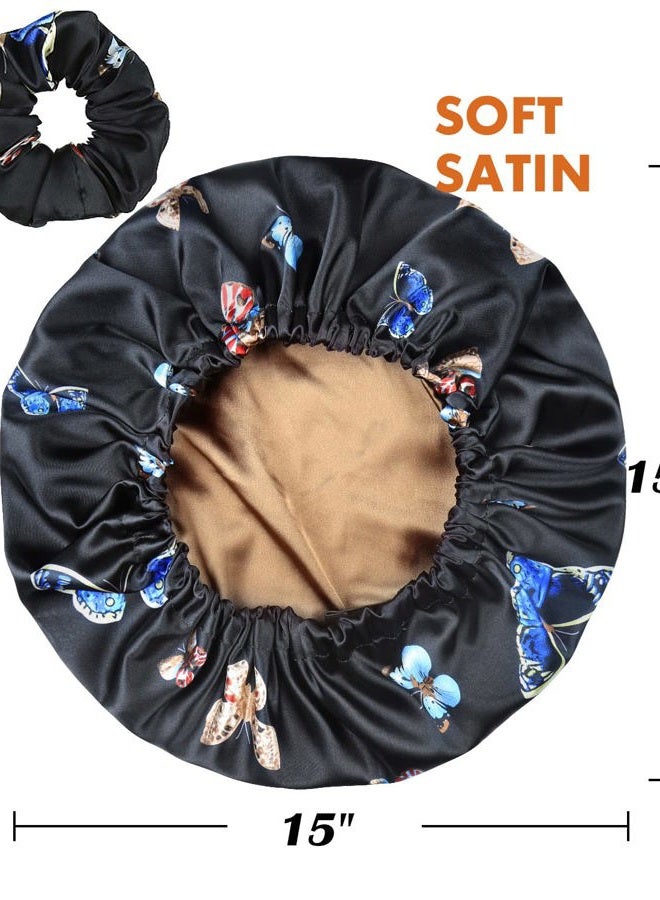 Winitas Large Satin Bonnet for Black Women Curly Hair Sleeping - Image 4