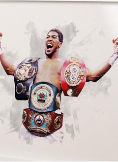 (Assembly frame) Anthony Joshua - Heavyweight Champion - Poster - Print