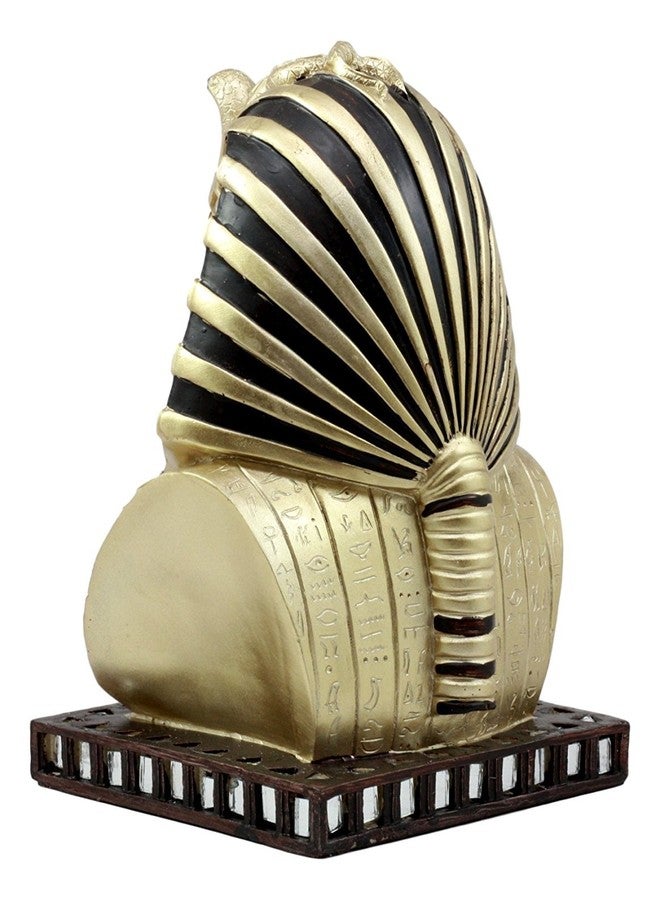 Ebros Gift Ebros Ancient Egyptian Pharaoh Mask of King TUT Statue Golden Tutankhamun Bust Figurine - Image 3