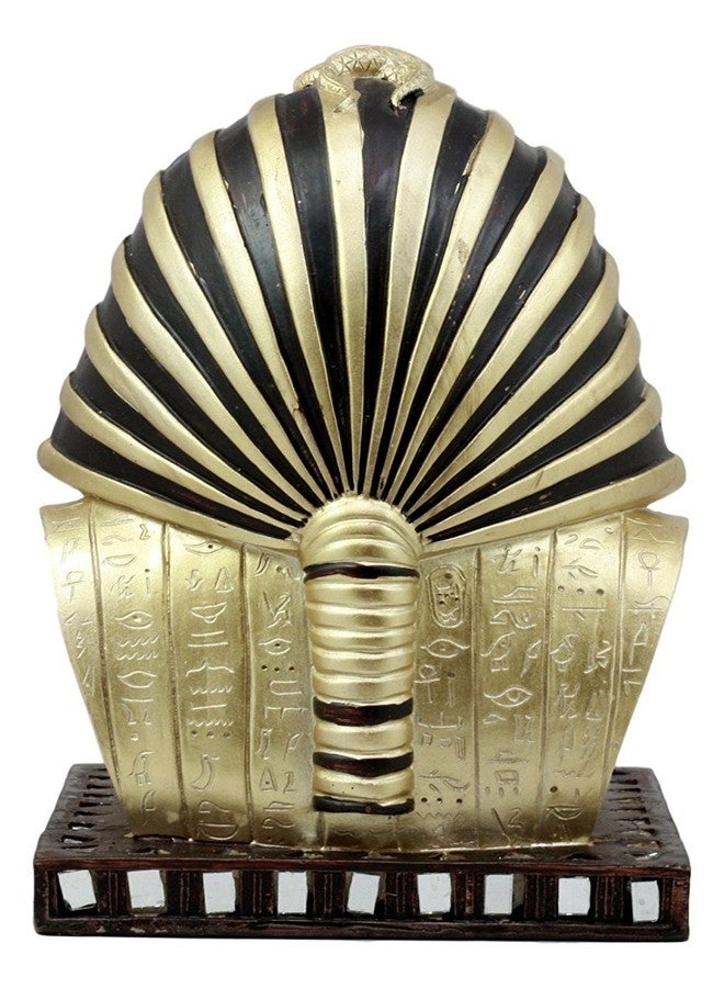 Ebros Gift Ebros Ancient Egyptian Pharaoh Mask of King TUT Statue Golden Tutankhamun Bust Figurine - Image 4