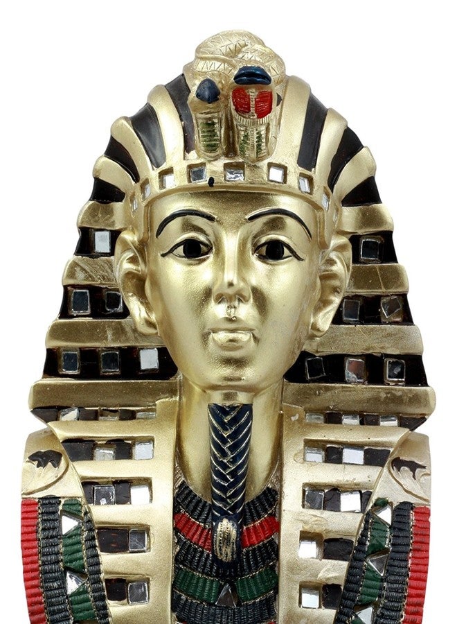 Ebros Gift Ebros Ancient Egyptian Pharaoh Mask of King TUT Statue Golden Tutankhamun Bust Figurine - Image 5