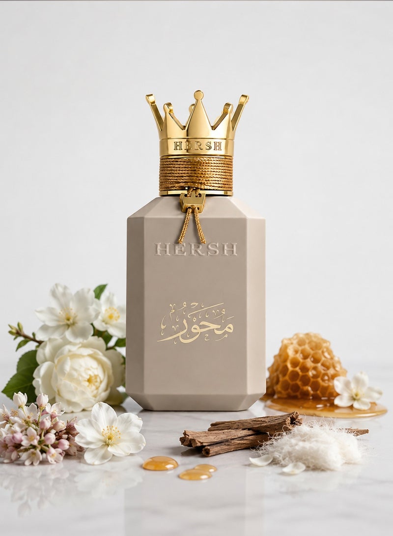 العز للعود هيرش مهور أو دو بارفيوم من اليز عود | عطر فاخر للجنسين بعبير زهري حمضي وخشبي يدوم طويلاً 100 مل - Image 1