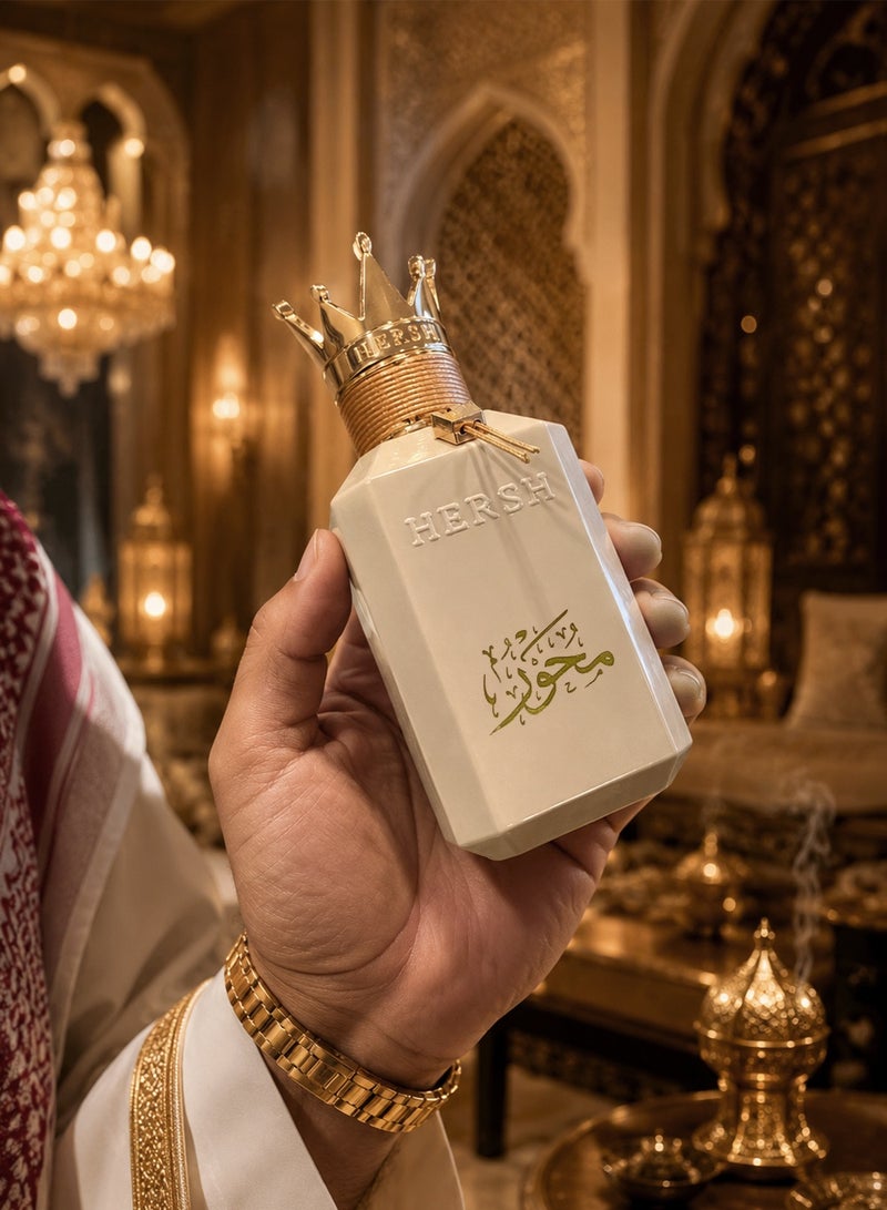 العز للعود هيرش مهور أو دو بارفيوم من اليز عود | عطر فاخر للجنسين بعبير زهري حمضي وخشبي يدوم طويلاً 100 مل - Image 3