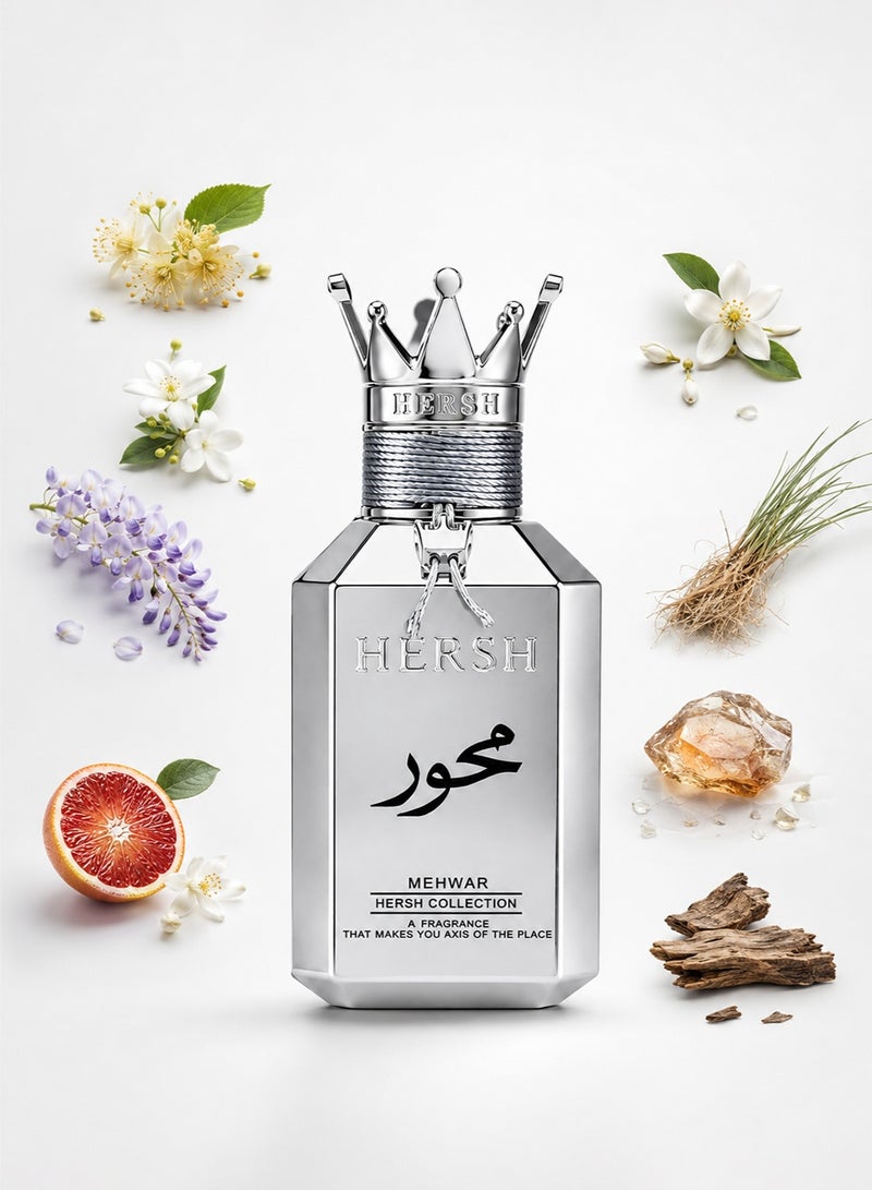 العز للعود هيرش محور أو دو بارفان من عز عود | عطر عربي فاخر طويل الثبات للنساء 100 مل - Image 1