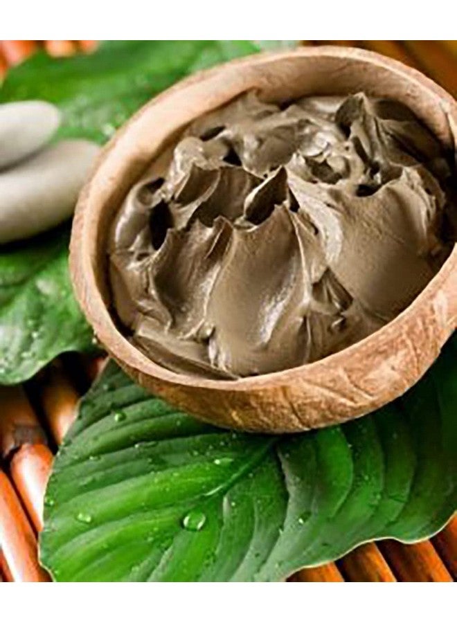 Moroccan Rhassoul Bio Clay Powder Organic Facial Body & Hair Mask. Fight Acne Cleanse Impurities & Improve Skin Elasticity.