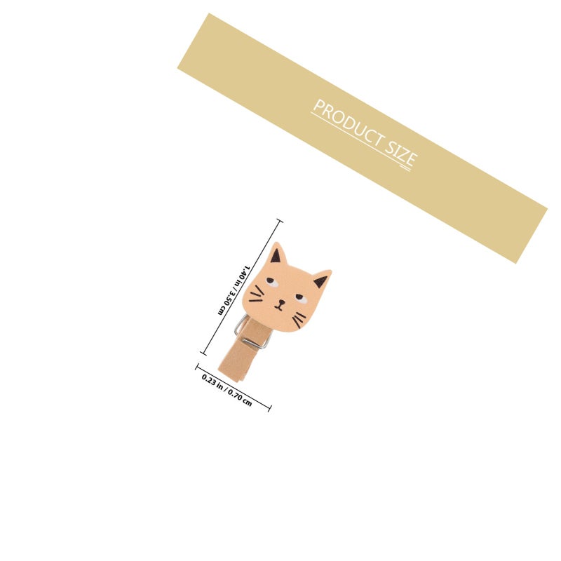 40Pcs Cartoon Photo Clips Home Crafts Picture Holder Sealing Clip Photo Craft DIY Clip Picture Decor - Image 2