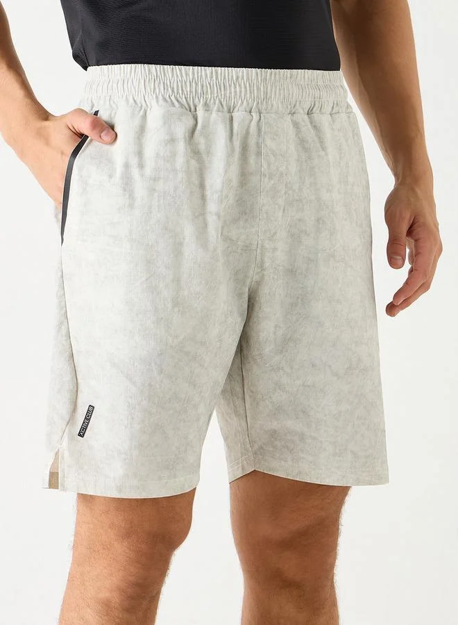 ADOT by Splash Elasticated Waistband Shorts with Pockets