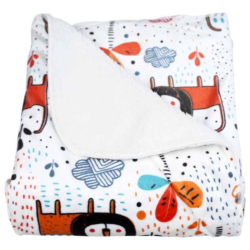 1ST STEP Printed Fleece Blanket (Lion) - Image 1