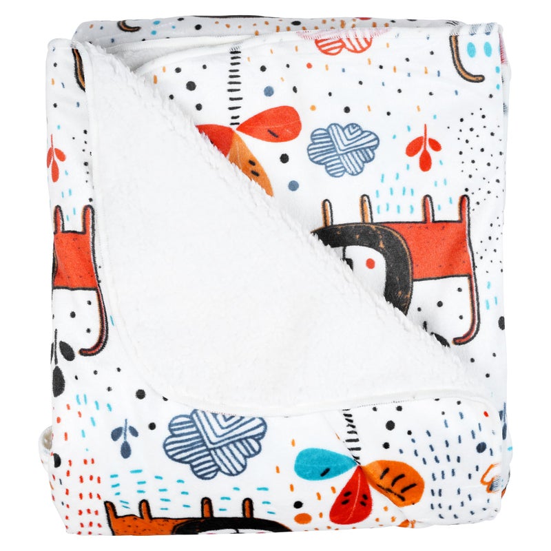 1ST STEP Printed Fleece Blanket (Lion) - Image 3