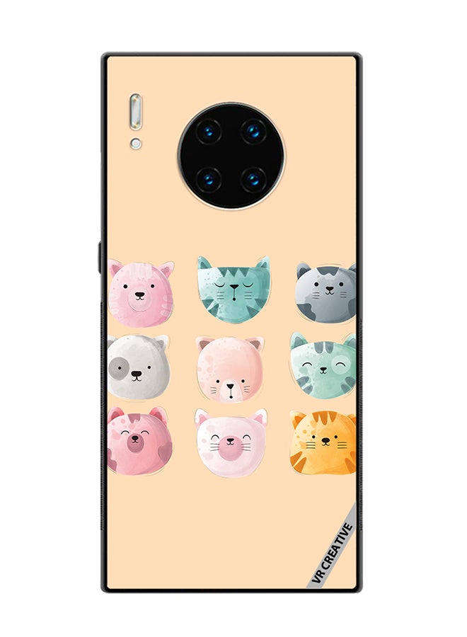 VR CREATIVE Protective Case Cover For Huawei Mate 30 Pro Cute Faces Design Multicolour - Image 1