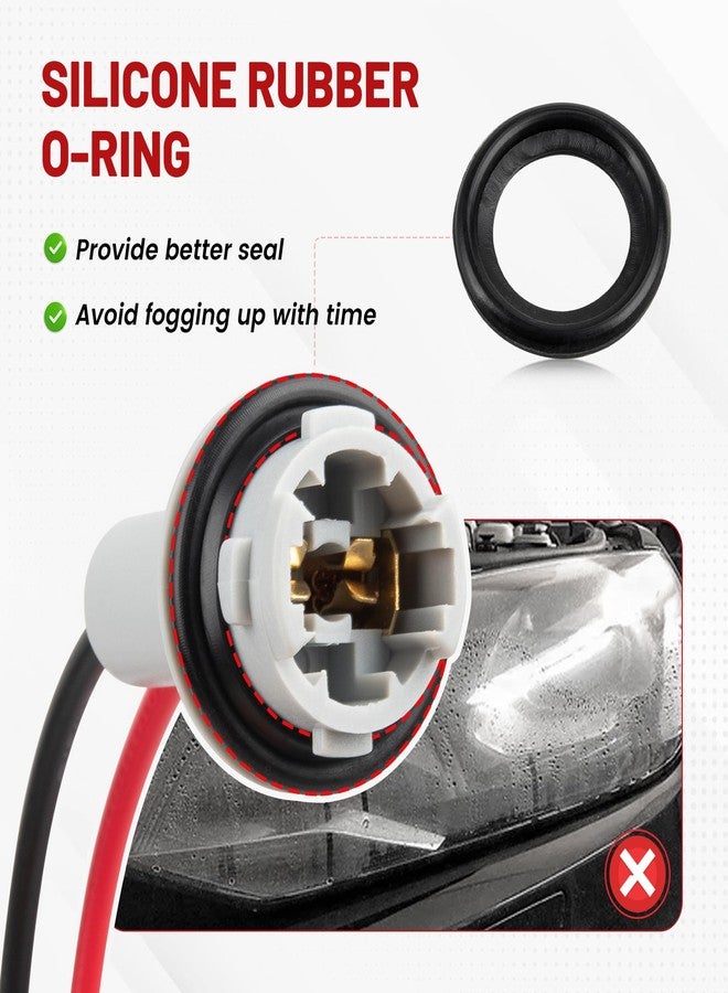 RED WOLF قاعدة مصباح RED WOLF T15 912 921، سلك توصيل W16W، سلك إضاءة خلفية، سلك إشارة انعطاف، محول مصباح فرامل، كابل إضاءة جانبية، موصل مصباح لوحة ترخيص لسيارات شيفروليه، تويوتا، هيونداي، سوبارو (قطعتان) - Image 5