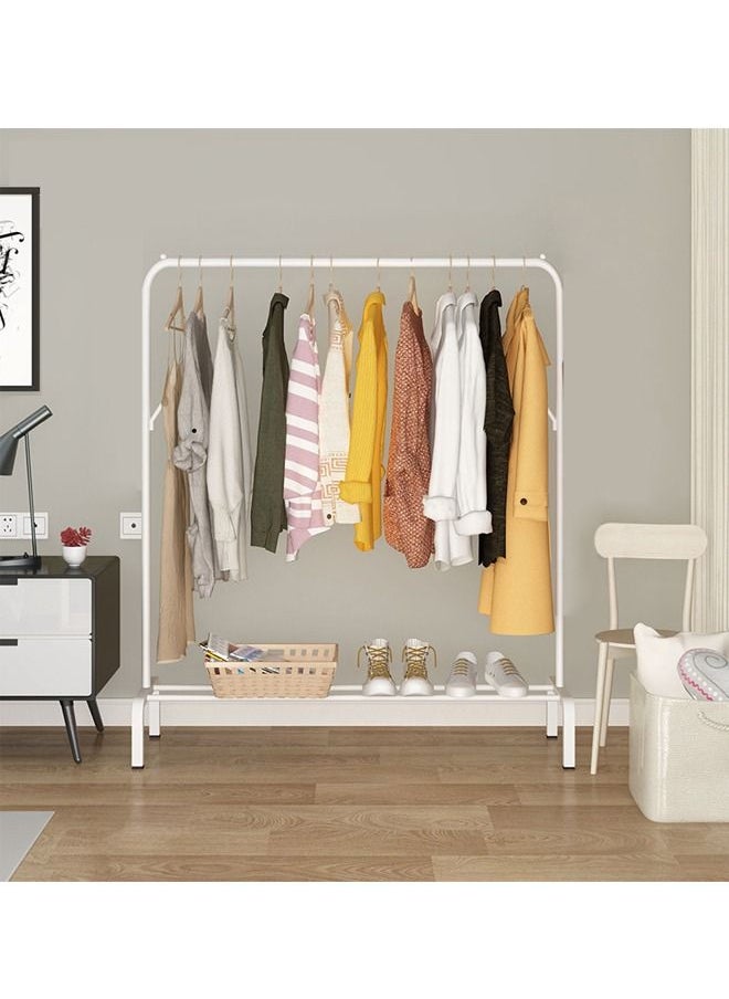 NKX 2-Tier Stainless Steel Shoes Rack and Coat Hanging Stand for Home  - Image 1