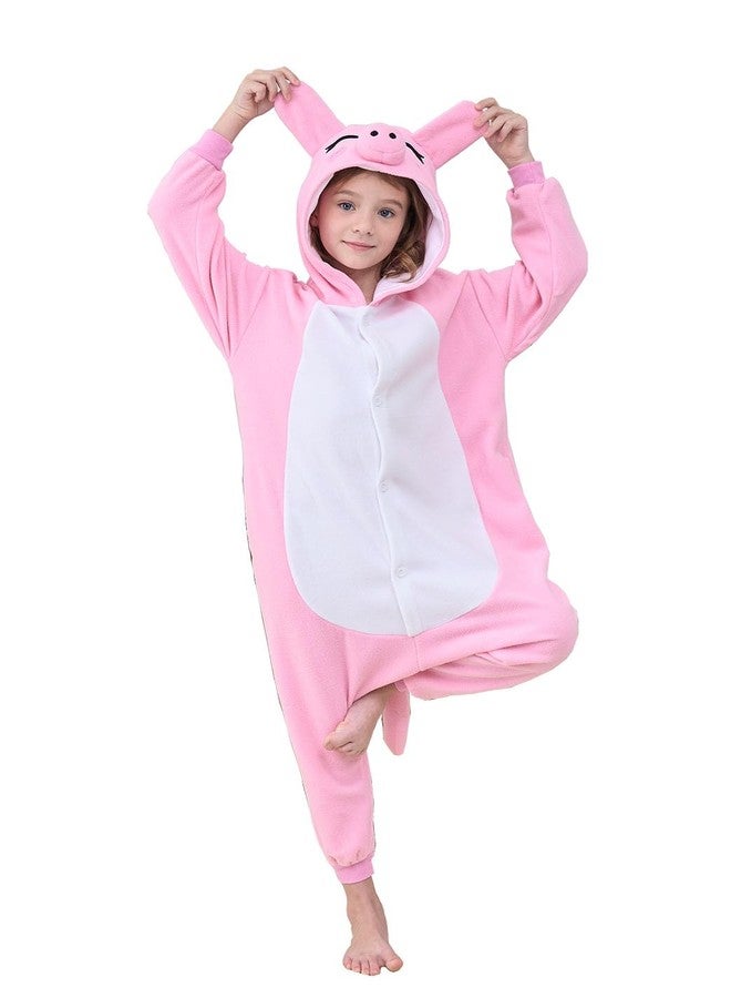 Comfy New Kids Pig Onesie Halloween Cosplay Costume 4T - Image 2