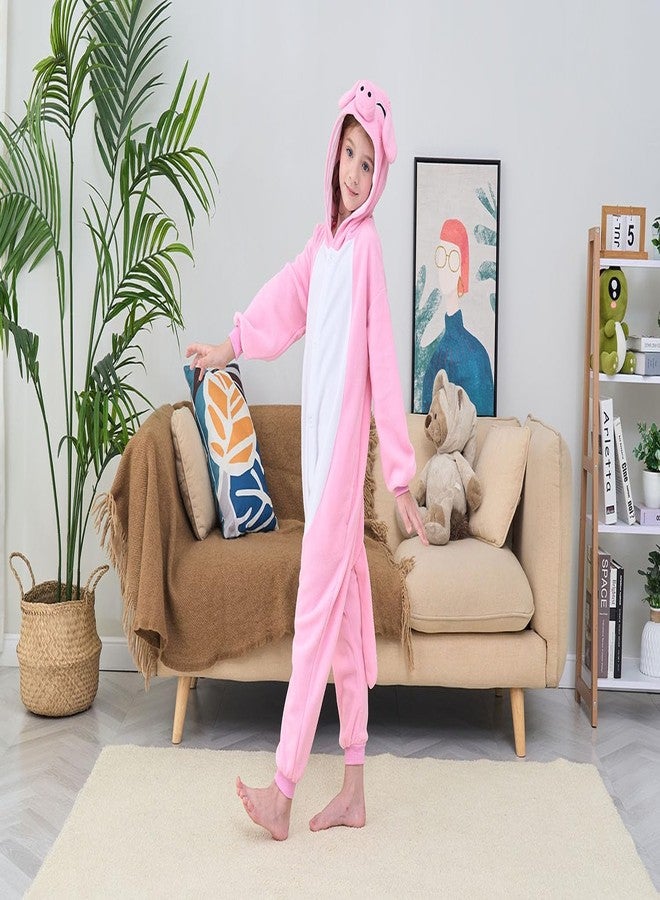 Comfy New Kids Pig Onesie Halloween Cosplay Costume 4T - Image 3