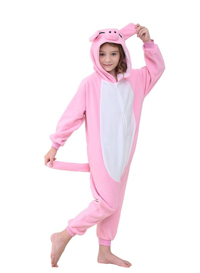 Comfy New Kids Pig Onesie Halloween Cosplay Costume 4T - Image 1