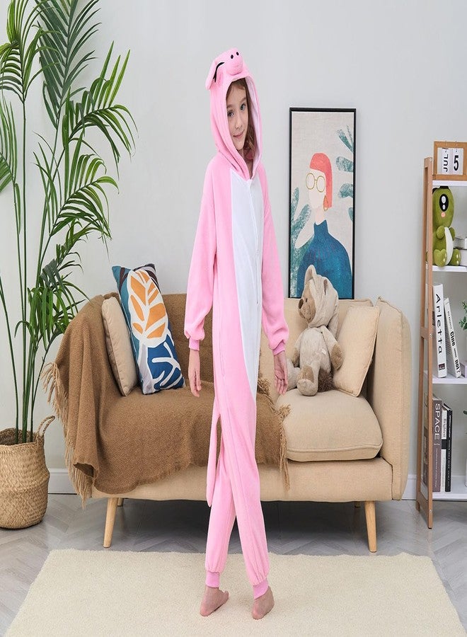 Comfy New Kids Pig Onesie Halloween Cosplay Costume 4T - Image 4
