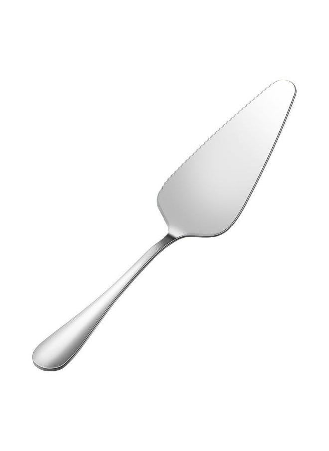 Generic - 跨境1010不锈钢带齿蛋糕铲金色生日蛋糕刀料理披萨铲子烘焙店专用-颜色:彩色 - Image 1