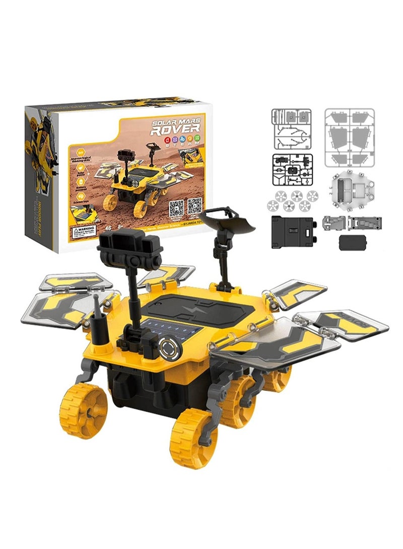 Solar-Powered DIY Rover Kit for Kids, Fun Educational Science Project for Ages 8-12, Perfect Gift for Boys and Girls! - Image 1
