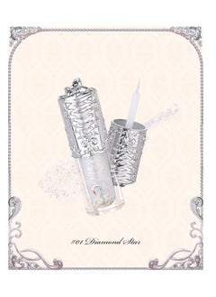 Flower Knows Swan Ballet Liquid Eyeshadow Pearl Fine Glitter Long-Lasting Quick Dry Shimmer Dust Skins Eyeshadow 4g (01 Diamond Star)  - Image 2