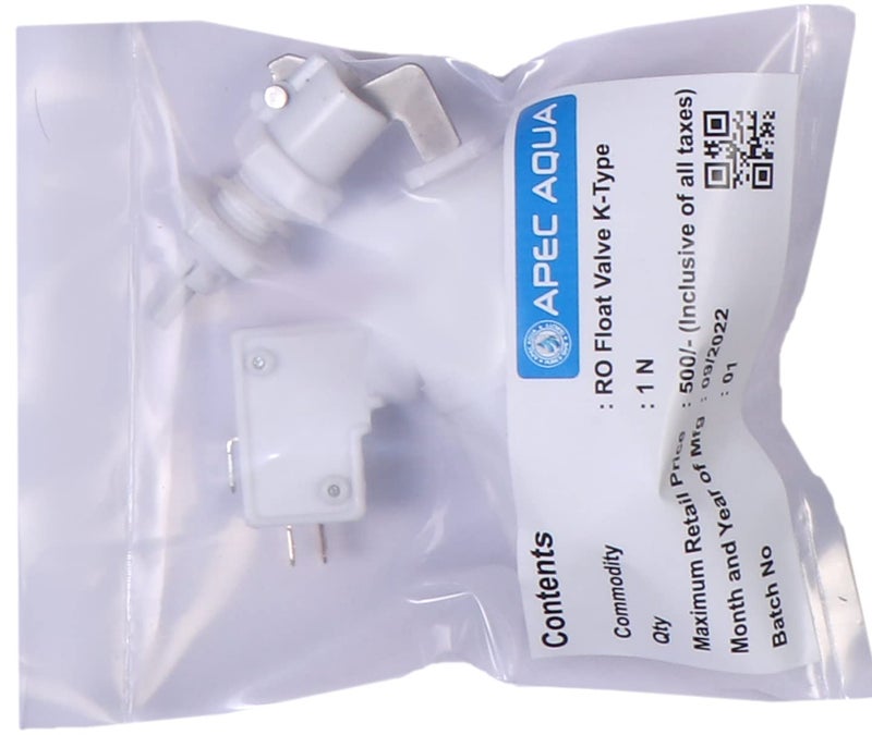 Apec Aqua Float Valve with Auto Cut Off Switch for RO Water Purifier Models Bottom Water Tank - Image 3