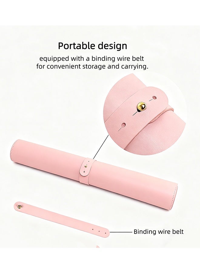 Mouse Pad, Large Office Desk Mouse Mat, Office Desk Pad, Laptop Pad, Gaming Large Mouse Pad, Double-Sided PU Leather Material, Waterproof, Heat-Resistant And Scratch-Resistant, 40cm×80cm - Image 4