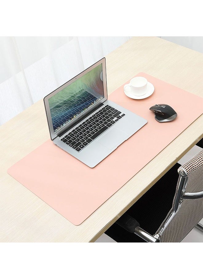 Mouse Pad, Large Office Desk Mouse Mat, Office Desk Pad, Laptop Pad, Gaming Large Mouse Pad, Double-Sided PU Leather Material, Waterproof, Heat-Resistant And Scratch-Resistant, 40cm×80cm - Image 1