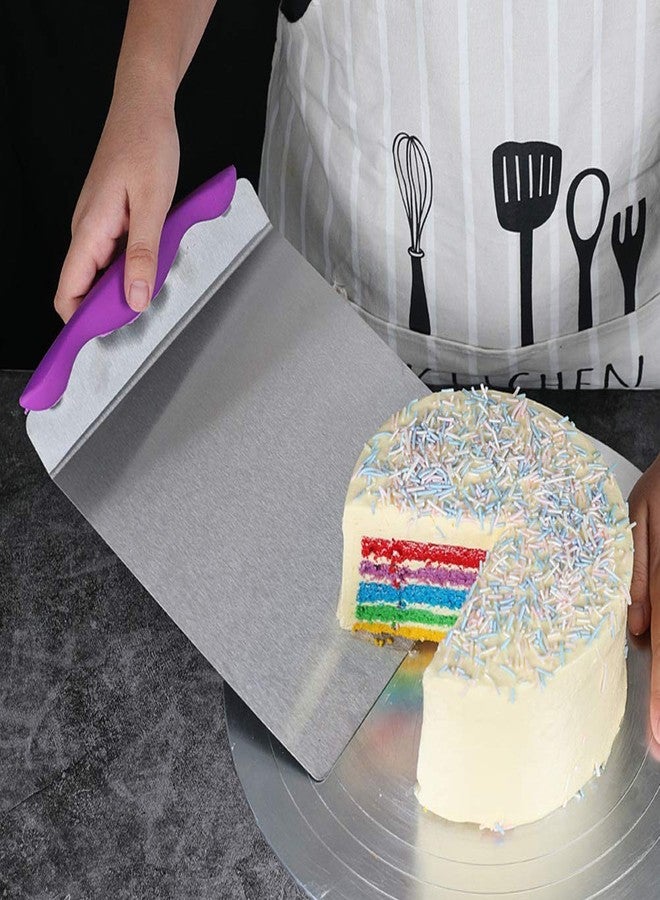 Liineparalle Cake Shovel Lifter Pizza Transfer Tray Moving Plate Cake Lifter Shovel Pastry Baking Tool Stainless Steel Material 2520cm Fireplace Tools for Home Kitchen - Image 3