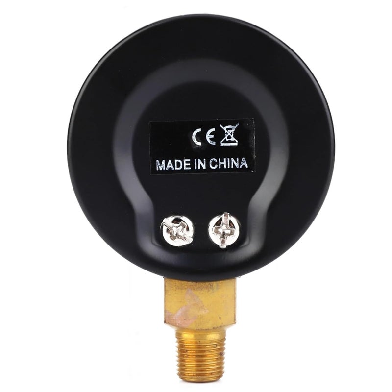 Air Vacuum Gauge 50mm 1 8 BSPT Bottom Connection 1 0Bar 30 0inHg - Image 4