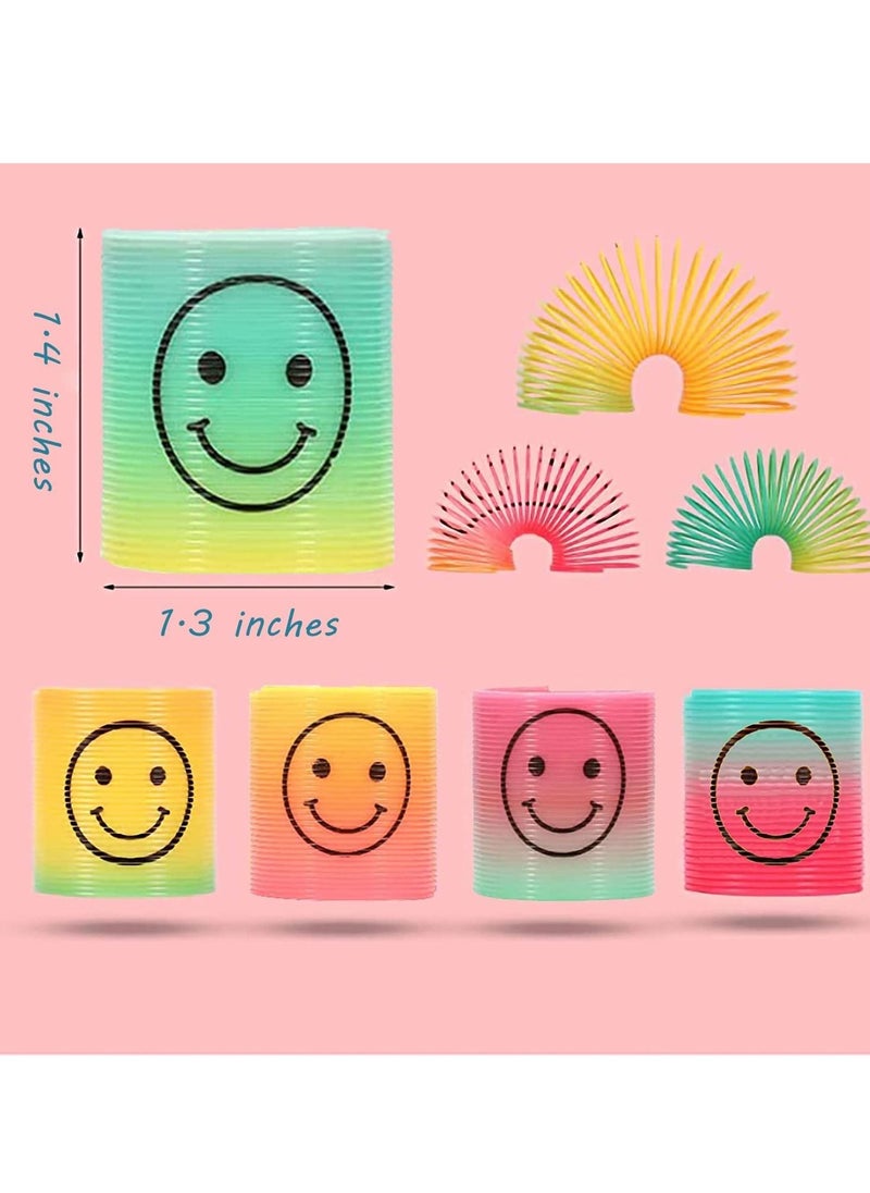 MIXDE - Smiley Party Favors For Kids Birthday Party 24 pack Spring Birthday Gift Toys For Girls Boys, Return Gifts For Birthday Party kids, Birthday Giveaways For Kids Bulk Mini Toys Pinata Goody Bag - Image 1