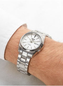 Seiko 5 Automatic White Dial Stainless Steel Men's Watch SNKL41K1  - Image 3