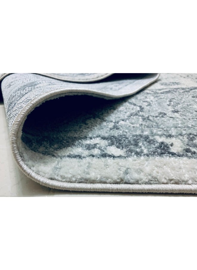 HANDPICKED FURNITURE Handpicked Furniture Vintage Grey Rug, Ultra Soft Area Carpets For Bed Room, Living Room, And Dining Room, Anti Slip Floor Carpets, Easy To Clean, Made In Turkey, Rectangle  - Image 4